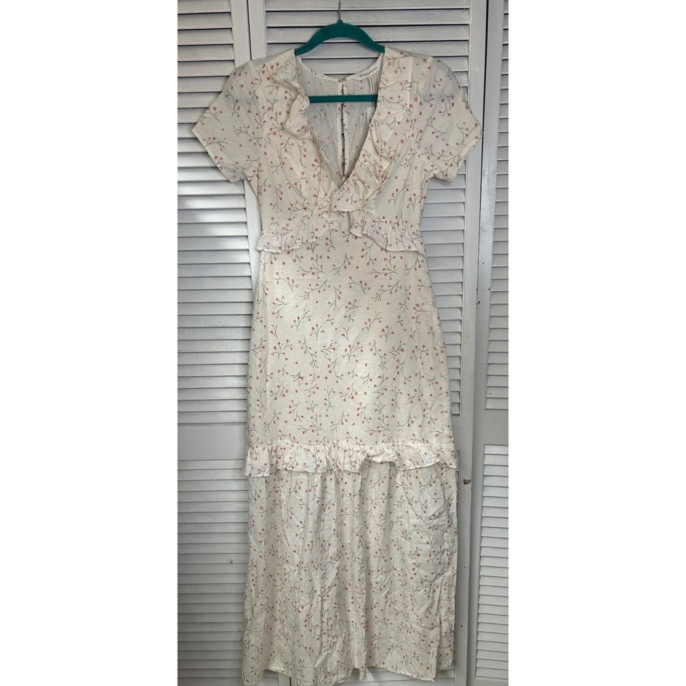 BCBG Boho Floral Print Maxi Dress Size 0